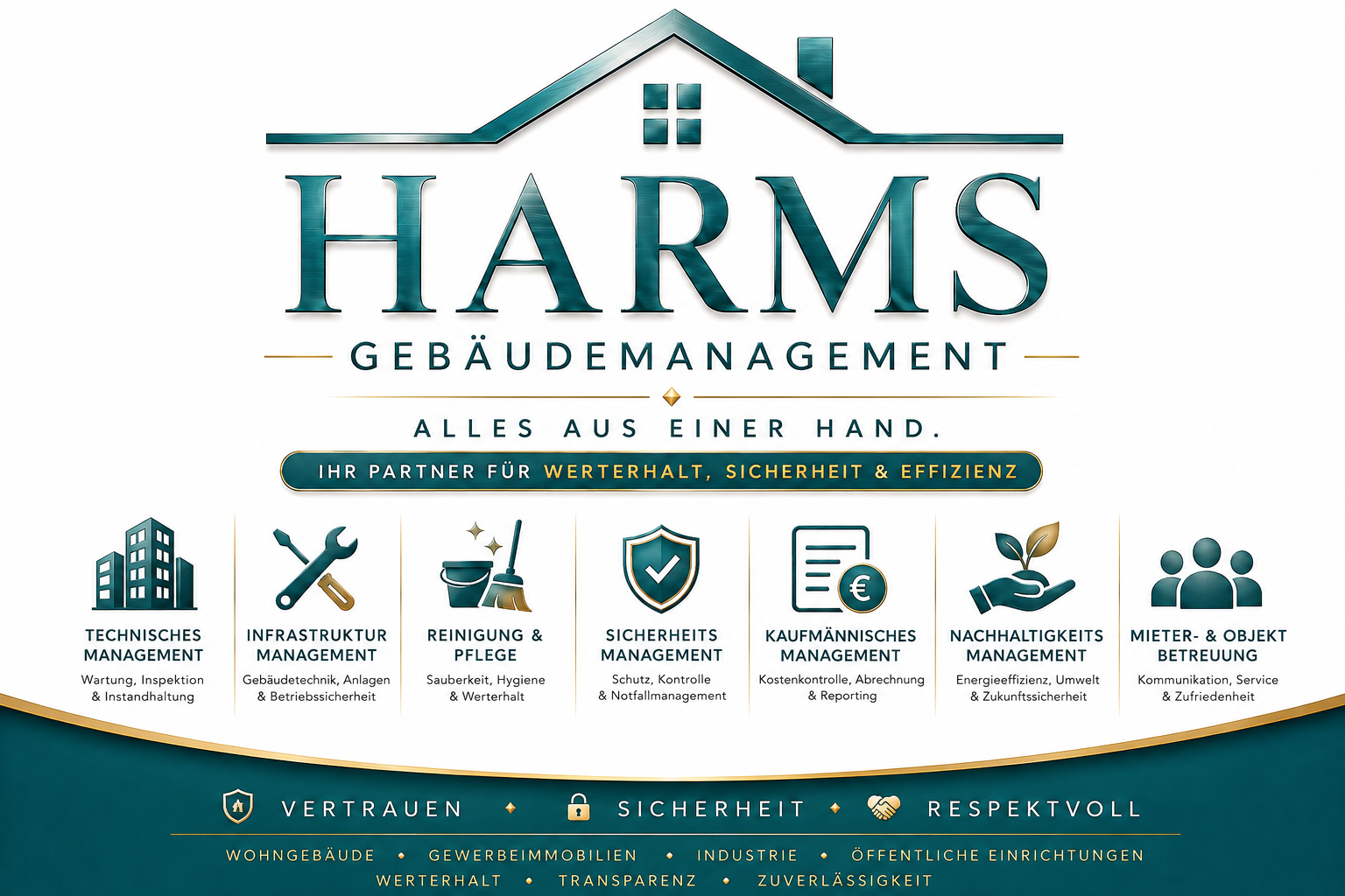 Harms Gebäudemanagement – Leistungsübersicht