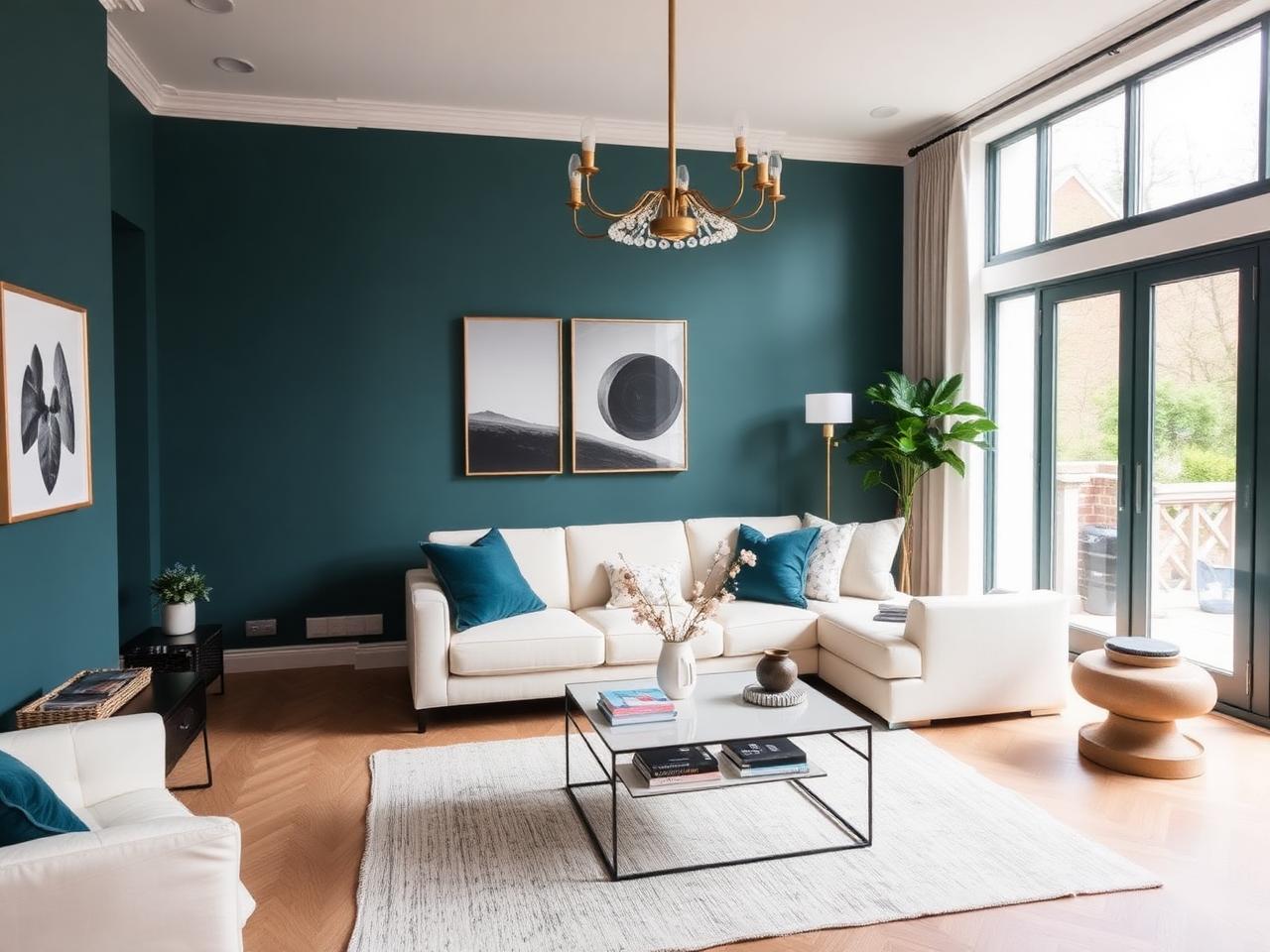 Inszeniertes Wohnzimmer nach dem Homestaging